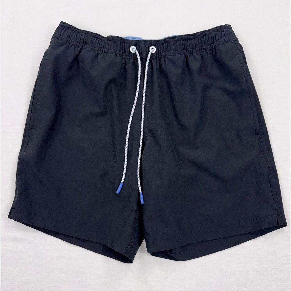 Bonobos Swim Trunks Board Shorts Men's Small Black 6” Inseam Lined Drawstring